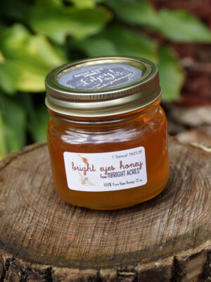 12 oz Raw Honey – Half-Pint Mason Jar
