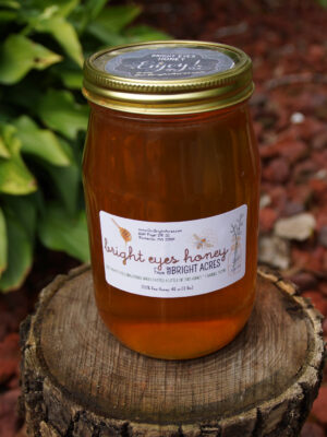 48 oz Raw Honey – Quart Mason Jar